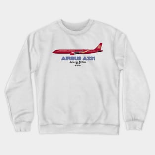 Airbus A321 - Juneyao Airlines "Red" Crewneck Sweatshirt